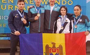 Luptătorii moldoveni au cucerit patru medalii la turneul G-1 din Grecia la taekwondo