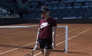 Simona Halep s-a antrenat pe zgura de la Madrid