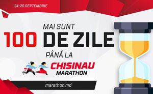 Au mai rămas 100 de zile până la Chișinău Internațional Maraton!