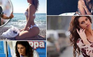 O spadasină sexy îi transmite un mesaj atacantului de la Chelsea