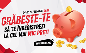 În 2 zile, costul participării la Chișinău Marathon va crește