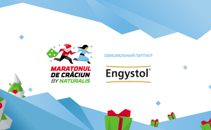 Engystol преподнес сладкие медали финишерам Maratonul de Crăciun
