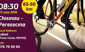 Participă la turul ciclist Chișinău - Peresecina cu clubul Sporter Bike