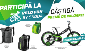 Participă la „Velo Fun by Skoda” și câștigă premii de valoare