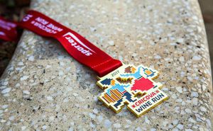 Совершенно новая медаль второго забега &#34;Cricova Wine Run 2017&#34;