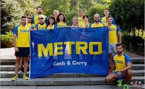 Сотрудники компании METRO вышли на корпоративную тренировку