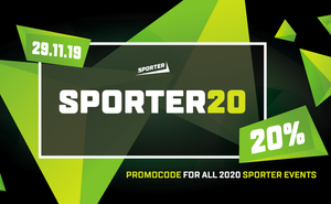 Sporter Black Friday — 20% скидка на любой ивент