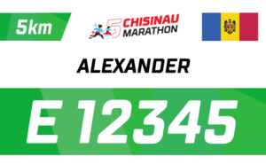Успей получить именной номер участника Chisinau Marathon 2019