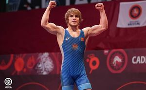 Борец Александрин Гуцу завоевал золото на чемпионате Европы