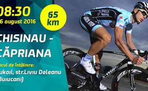 Participă la turul ciclist Chișinău - Căpriana cu clubul Sporter Bike