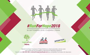 Присоединись к команде Hospices of Hope Moldova на Chisinau Marathon!
