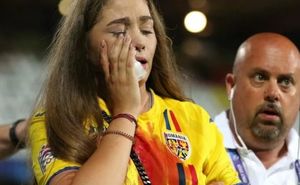 Incident șocant: cum arăta iubita unui fotbalist român după meci