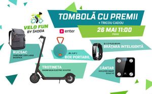 În cadrul Velo Fun by Škoda va avea loc tombola cadourilor de la Enter