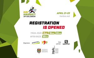 Registration for “Hai Haiduci! by Salomon” is now open