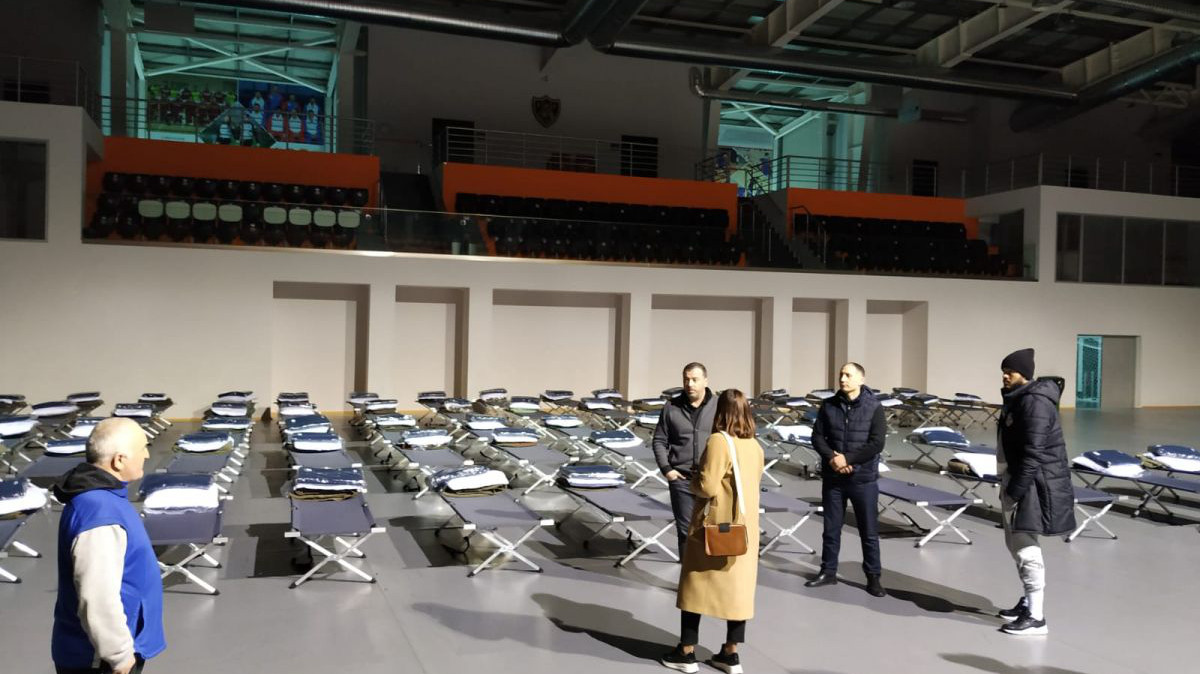 FMF cazează circa 500 de refugiați la Complexul Sportiv Futsal Arena