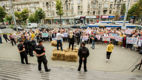 Șor și PCRM, flashmob la MAI: Cerem demisia ministrei Ana Revenco
