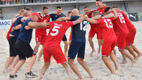 Moldova a învins România în Campionatul European de fotbal pe plajă