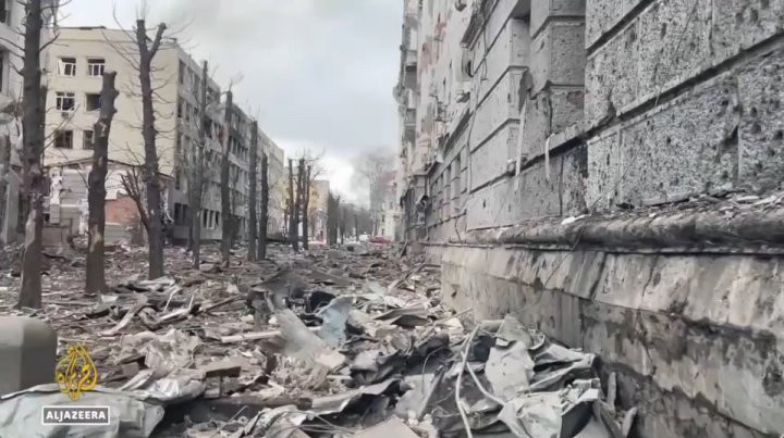 Orașul Harkov, distrus: A fost transformat într-un morman de moloz