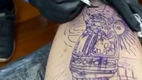 Angel Di Maria şi-a tatuat pe piciorul stâng Copa America