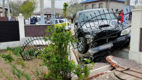 O mașină a Poliției, implicată în accident: Un om al legii a fost rănit