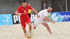 Moldova a învins România în Campionatul European de fotbal pe plajă