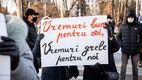 Flashmob cu facturi la Președinție. Partidul Șor critică scumpirile la gaz