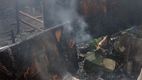 Incendiu la Piața Centrală din Comrat: Mai multe gherete au luat foc