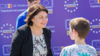 Natalia Gavriliță a făcut un tur prin Orășelul European
