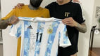 Angel Di Maria şi-a tatuat pe piciorul stâng Copa America