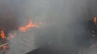 Incendiu la Piața Centrală din Comrat: Mai multe gherete au luat foc