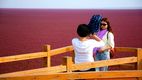 Imagini spectaculoase: Cum a apărut plaja roșie din China