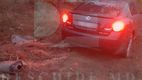 A ieșit la depășire neregulamentar și s-a oprit cu Lexus-ul într-un pom
