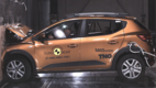 Dacia Sandero și Logan, câte 2 stele la testele de siguranță EuroNCAP