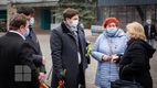 Fotoreportaj: Nicolae Dabija, înmormântat la Cimitirul Central