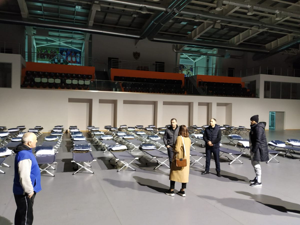 FMF cazează circa 500 de refugiați la Complexul Sportiv Futsal Arena