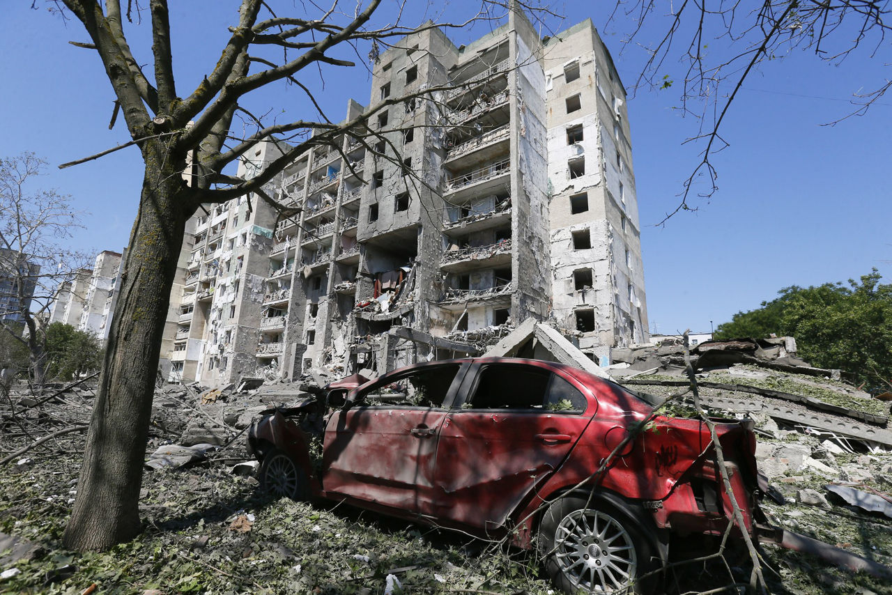 Imaginile dezastrului din Odesa, după atacul cu rachete al rușilor