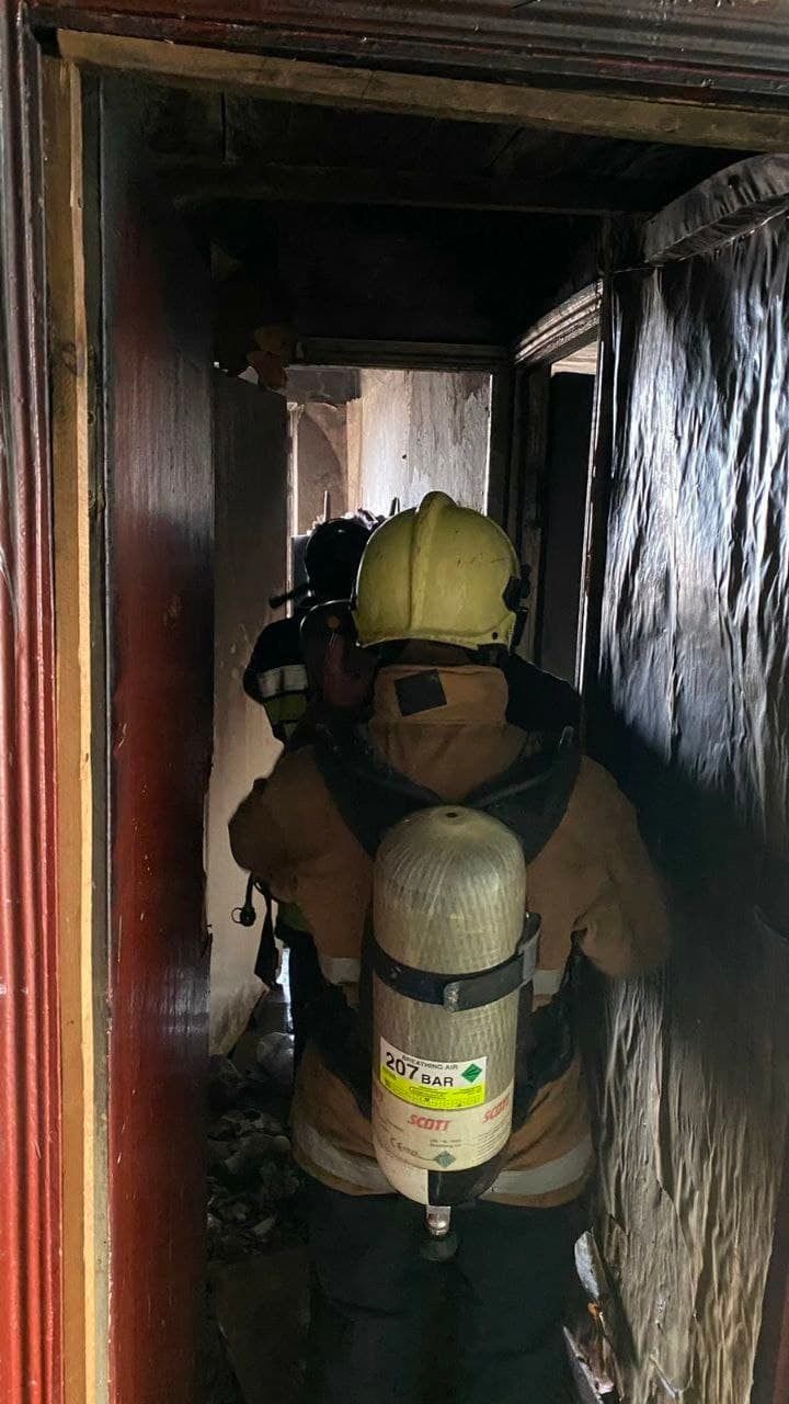 Incendiu într-un bloc locativ din Căușeni: Cineva a făcut-o intenționat