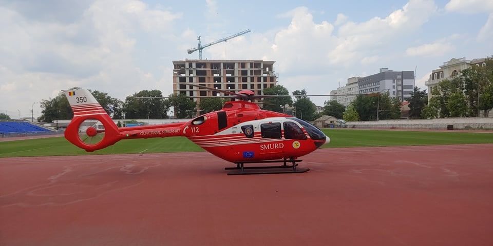 Un bărbat din Ocnița a fost adus la Chișinău cu un echipaj SMURD