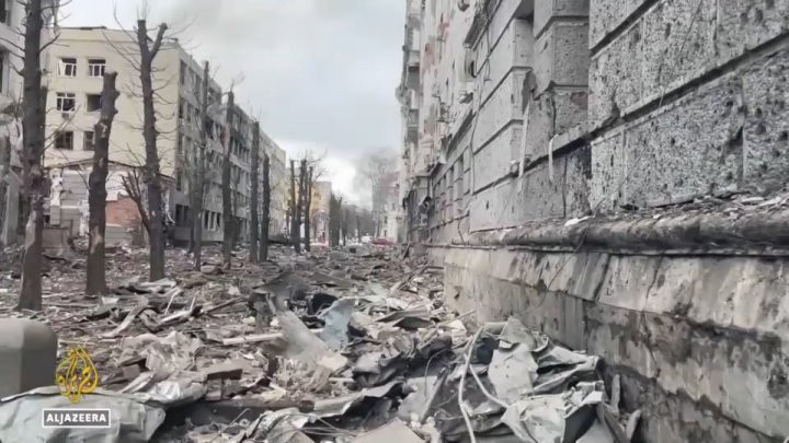 Orașul Harkov, distrus: A fost transformat într-un morman de moloz