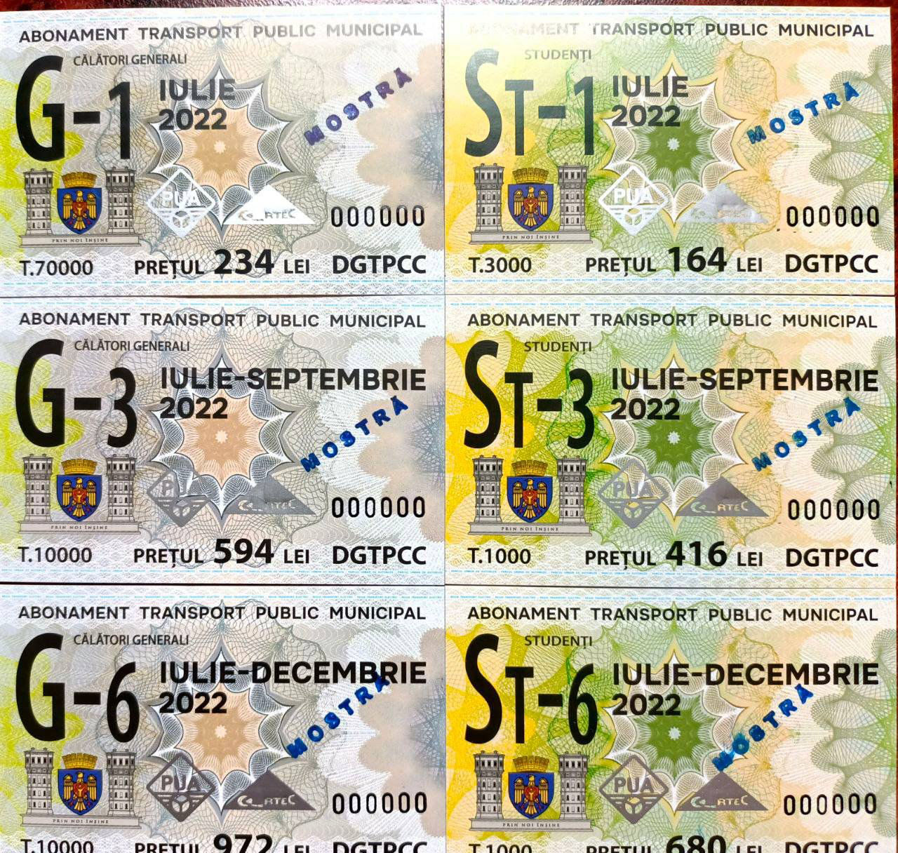 Unde și când vor putea fi cumpărate noile abonamente pentru călătoria cu transportul public