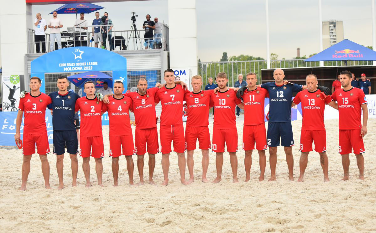 Moldova a învins România în Campionatul European de fotbal pe plajă