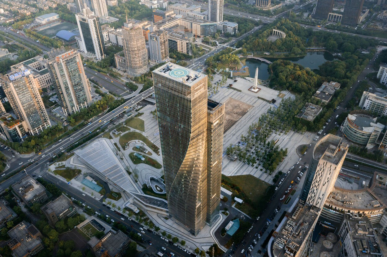 Cum arată cea mai inedită clădire din China, inspirată de aurora boreală