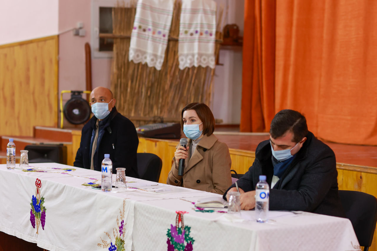 Maia Sandu, vizită în raionul Leova: Problemele discutate cu localnicii