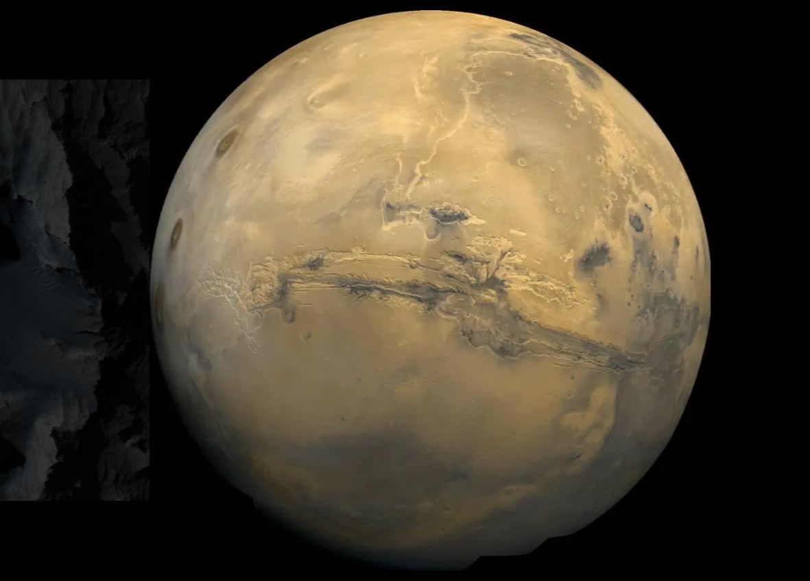 Imagini spectaculoase cu planeta Marte, oferite de NASA