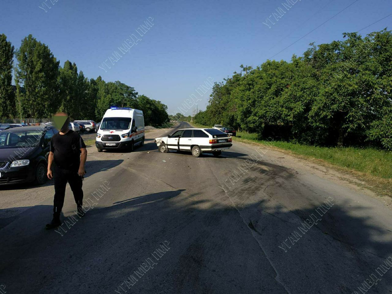 Câteva mașini au fost grav avariate la Râbnița. Primele imagini