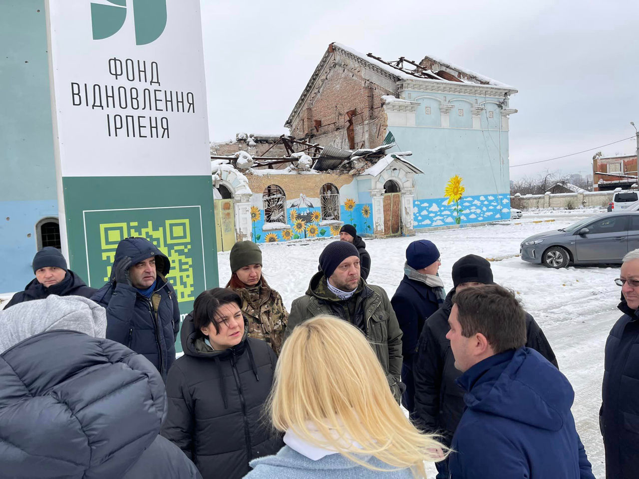 Gavrilița a mers în Ucraina: Am văzut cu ochii mei case arse și pustiite