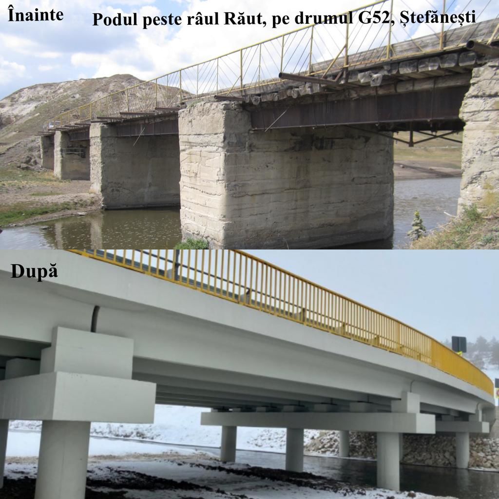 870 de poduri, aflate în gestiunea ASD: Starea tehnică a acestora