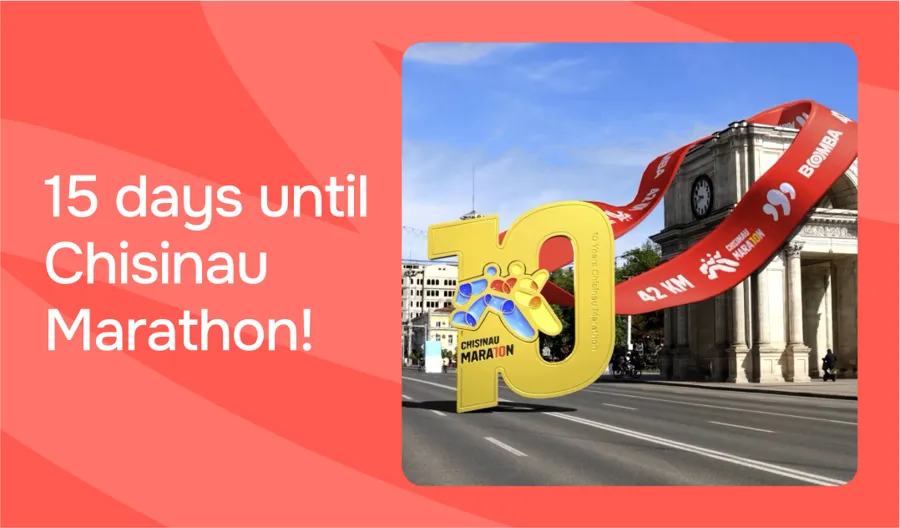 Only 15 days are left until Chisinau Marathon!