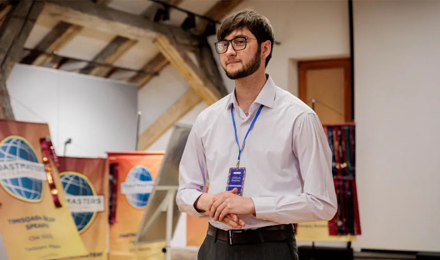Cătălin Bărbău won the Top Toastmasters competition!