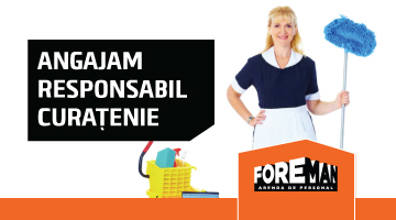 FOREMAN: Oferte de munca cu Ziua la ZityMall